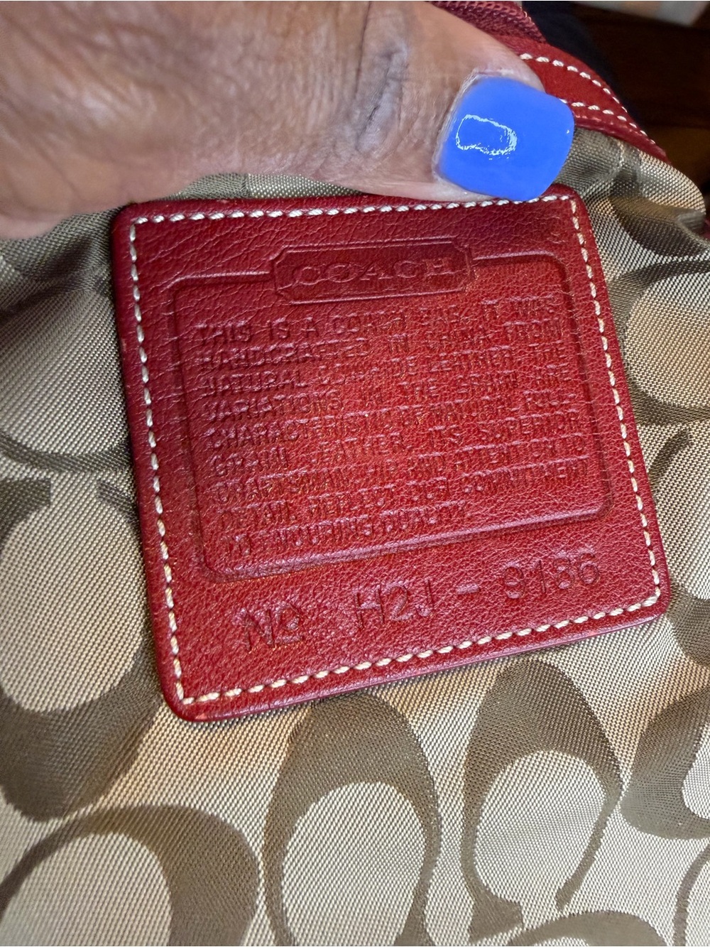 Coach Soho Legacy Red Leather Duffle Shoulder Bag | Vintage Coach - Picture 12 of 14